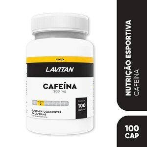 Lavitan Cafeína 200Mg 100 Cápsulas