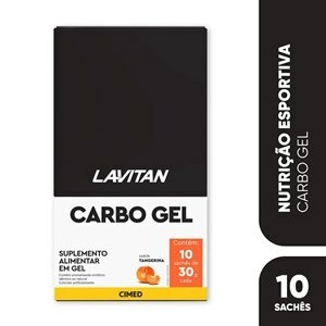 Lavitan Suplemento Energético Carbo Gel Tangerina Sachê 30G