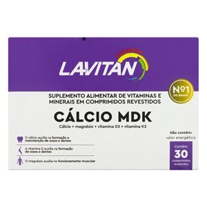 Lavitan Cálcio Mdk 30 Comprimidos