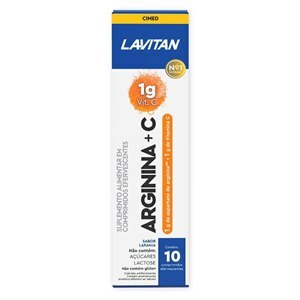 Lavitan Arginina + C 1G 10 Comprimidos Efervescentes