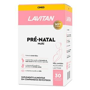 Lavitan Polivitamínico Pré-Natal Multi Para Gestantes 30 Comprimidos