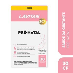 Lavitan Polivitamínico Pré-Natal Multi Para Gestantes 30 Comprimidos