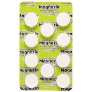 Magnazia Sabor Abacaxi 10 Comprimidos Mastigáveis