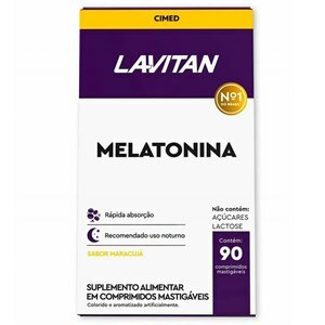 Lavitan Melatonina 0,21Mg Maracujá 90 Comprimidos