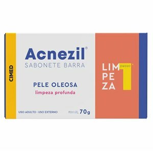 Sabonete Facial Em Barra Acnezil Pele Oleosa 70G
