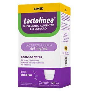 Lactolínea Lactulose 667Mg/Ml Ameixa Solução Oral 120Ml  