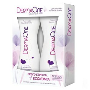 Kit Sabonete Líquido Íntimo Dermaone Com 2 Unidades De 200 Ml 