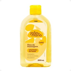 Óleo De Massagem Corporal Cheirinho De Bebê João E Maria Bebê 200Ml