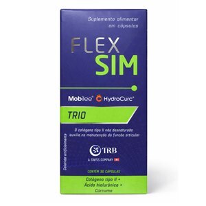 Suplemento Alimentar Flexsim Trio 30 Cápsulas