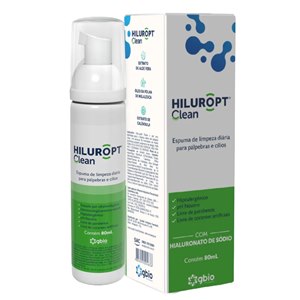 Espuma De Limpeza Para Pálpebras E Cílios Hiluropt Clean 80Ml