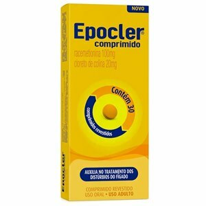 Epocler Racemetionina 100Mg + Cloreto De Colina 20Mg 30 Comprimidos