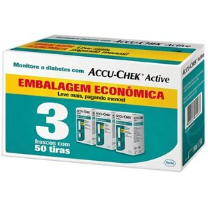 Tiras-Teste De Glicemia Accu-Chek Active 150 Unidades