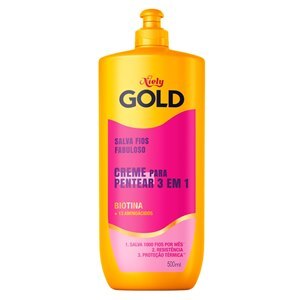 Creme Para Pentear Niely Gold Salva Fios Fabulosos 500Ml