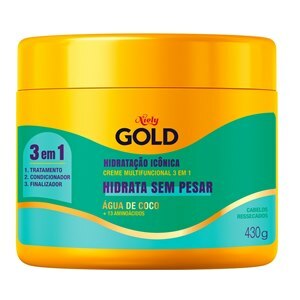 Creme De Tratamento Niely Gold Hidratação Icônica 430G
