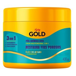 Creme De Tratamento Niely Gold Pós Química Divo 430G