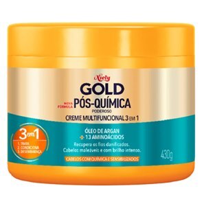 Creme De Tratamento Niely Gold Pós Química Poderoso 430G
