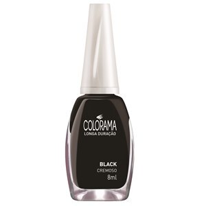 Esmalte Cremoso Colorama 8Ml - Black