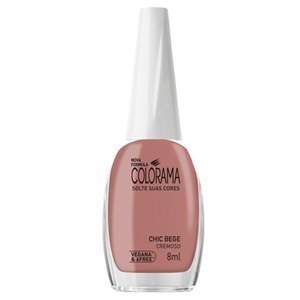 Esmalte Cremoso Colorama 8Ml - Chic Bege