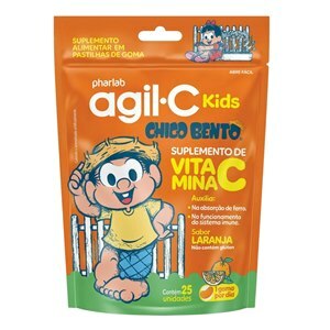 Vitamina C Agil-C Kids Laranja 25 Gomas