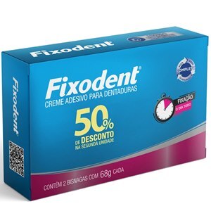 Fixador Fixodent Original 21G Preço Promocional 2 Unidades