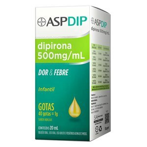 Aspdip Dipirona 500Mg/Ml Gotas 20Ml