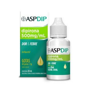 Aspdip Dipirona 500Mg/Ml Gotas 20Ml