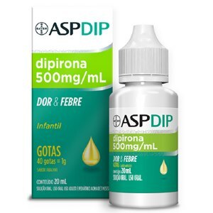 Aspdip Dipirona 500mg/Ml Gotas 20ml