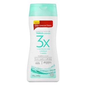 Sabonete Íntimo Gel Gino-Canesten Triplo Cuidado 200Ml