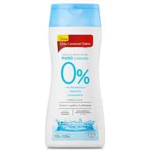 Sabonete Íntimo Em Gel Gino-Canesten Puro Cuidado 200Ml