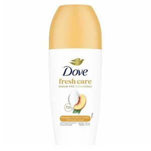 Desodorante Antitranspirante Roll On Dove Fresh Care Pessêgo E Leite De Arroz 50Ml