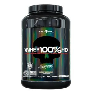 Whey Protein Black Skull 100% Hd Sabor Baunilha 900G