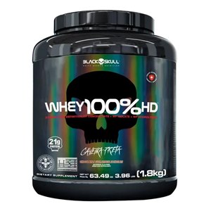 Whey Protein Black Skull 100% Hd Sabor Chocolate 1,8Kg