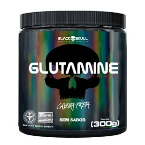 Glutamine Black Skull Sem Sabor 300G