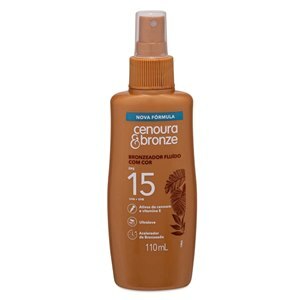 Bronzeador Corporal Cenoura & Bronze Fps 15 Com Cor 110Ml