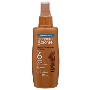 Bronzeador Corporal Cenoura & Bronze Fps 6 Com Cor 110Ml