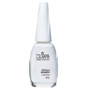 Esmalte Cremoso Colorama 8Ml – Pétala Branca