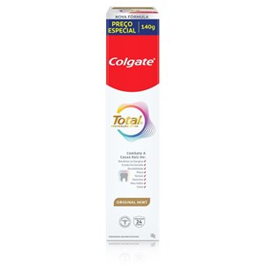 Creme Dental Colgate Total Prevenção Ativa Original Mint 140G