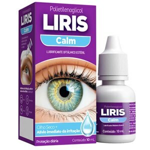 Liris Calm Colírio Para Os Olhos Com Polietilenoglicol 10Ml