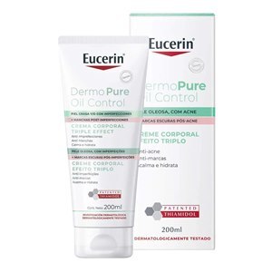 Eucerin Dermopure Oil Control Creme Corporal Efeito Triplo 200Ml