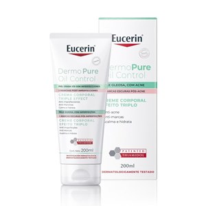 Eucerin Dermopure Oil Control Creme Corporal Efeito Triplo 200Ml 