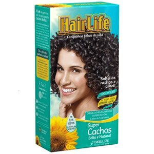 Creme De Alisamento Hair Life Super Cachos Solto E Natural 180G