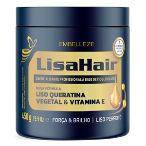 Alisante Lisahair Liso Queratina Vegetal & Vitamina E 450G