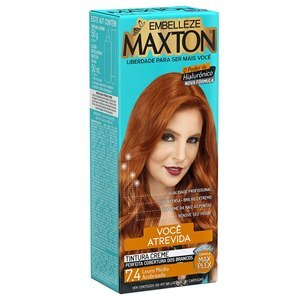 Tintura Maxton Louro Médio Acobreado N° 7.4
