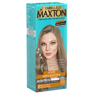 Tintura Maxton Louro Claro Acinzentado N° 8.1