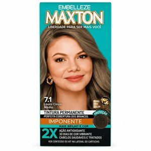 Tintura Maxton Louro Cinza Médio N° 7.1 