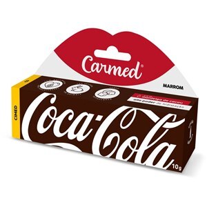 Hidratante Labial Carmed Coca Cola Marrom 10G