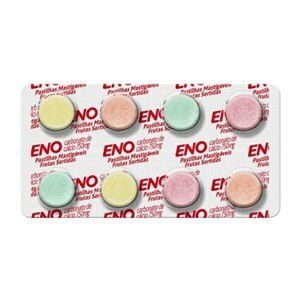 Sal De Fruta Eno 750Mg Frutas Sortidas Pastilhas Mastigáveis 8 Unidades