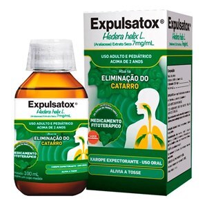 Expulsatox Xarope 7Mg/Ml Expectorante Framboesa Adulto E Pediátrico 100Ml