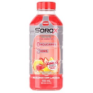Isotônico Sorox Morango Com Laranja 550Ml