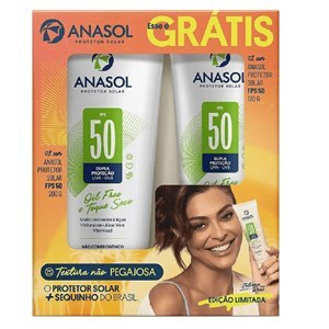 Protetor Solar Anasol Corporal Fps50 200G + Fps50 120G Juliana Paes
